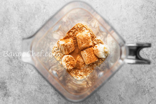 طرز تهیه مینی پنکیک موز و جو دوسر برای کودکان پنکیک کودک ( موز و جو دوسر )