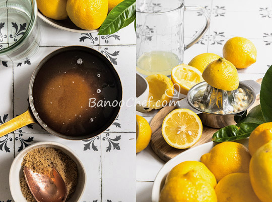 لیموناد شکر قهوه ای