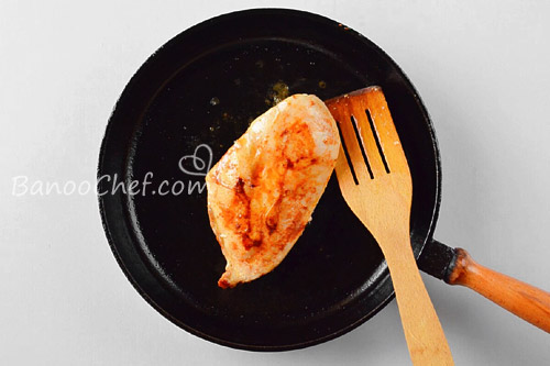 طرز تهیه پیراشکی مرغ با خمیر پفکی پیراشکی مرغ و اسفناج با خمیر هزارلا