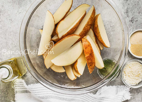 طرز تهیه سیب زمینی کبابی در فر سیب زمینی تنوری در فر