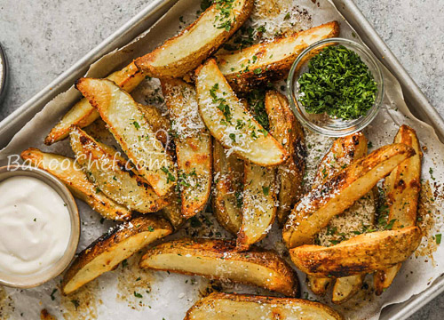 طرز تهیه سیب زمینی کبابی در فر سیب زمینی تنوری در فر