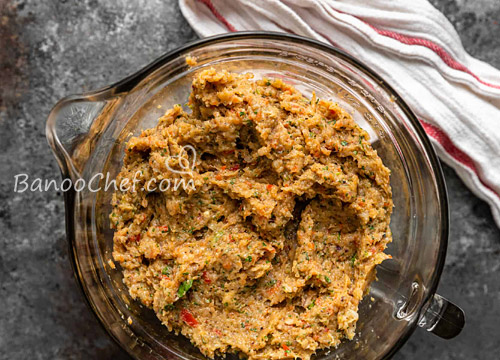 طرز تهیه کوبیده مرغ کوبیده مرغ و فلفل دلمه ای