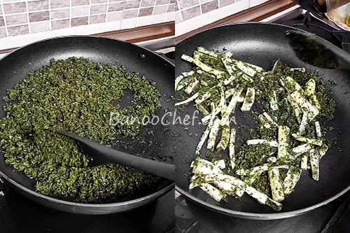 خورش کنگر با گوشت