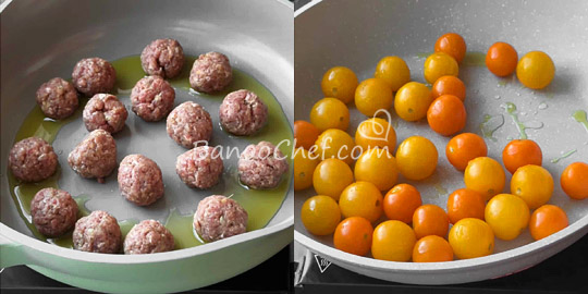 ته چین با کوفته بوقلمون