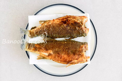 طرز تهیه ماهی سرخ شده در ماهیتابه