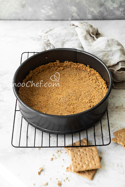 طرز تهیه کراست ( پوسته چیز کیک ) کراست چیز کیک کلاسیک