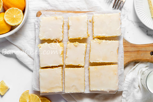 دسر براونی لیمویی