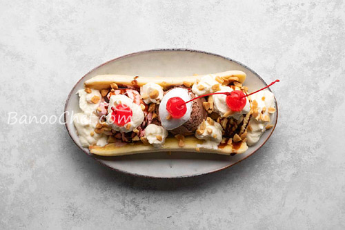 دسر اسپلیت موز