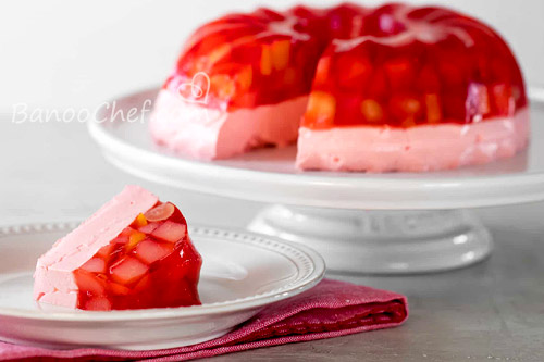 ژله توت فرنگی