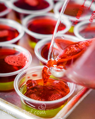 ژله هندوانه لیوانی