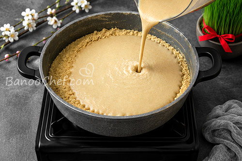 سمنو سنتی با جوانه گندم