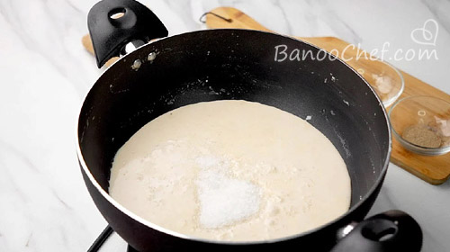 طرز تهیه پودینگ خرما پودینگ خرما و نارگیل