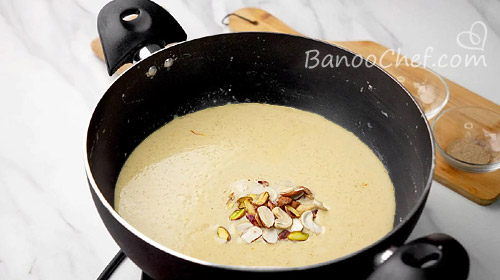 طرز تهیه پودینگ خرما پودینگ خرما و نارگیل