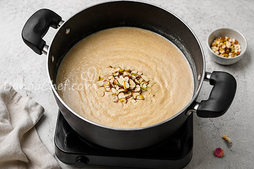 پودینگ خرما و نارگیل