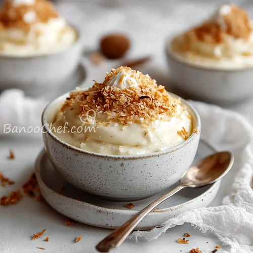 پودینگ برنج نارگیلی