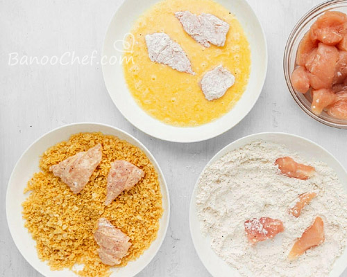 طرز تهیه مرغ سوخاری با چیپس