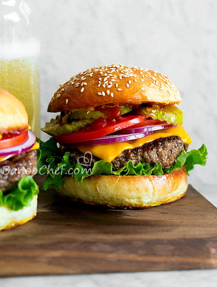 ساندویچ چیز برگر