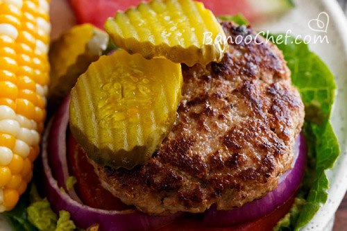 همبرگر طرز تهیه ساندویچ همبرگر