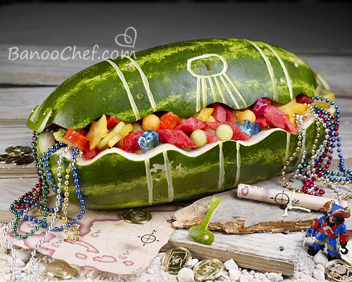 تزیین هندوانه