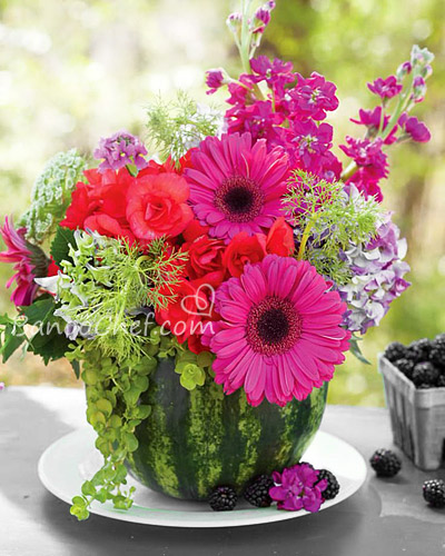 تزیین هندوانه