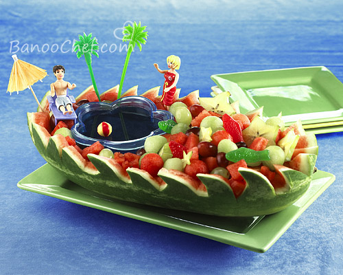 تزیین هندوانه 