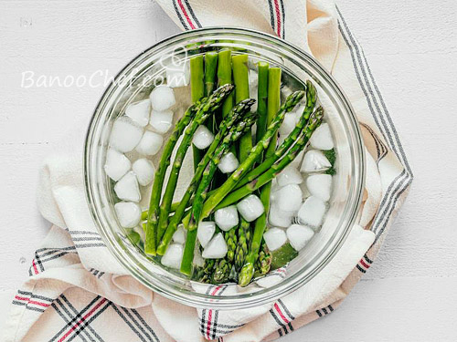 بلانچ و فریز کردن مارچوبه