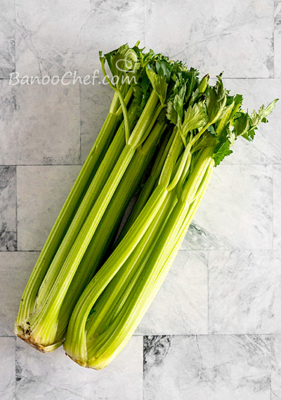 کرفس منجمد آموزش بلانچ و فریز کردن کرفس