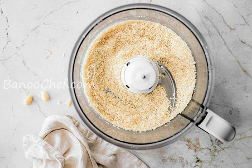 آرد بادام خانگی پودر بادام خانگی