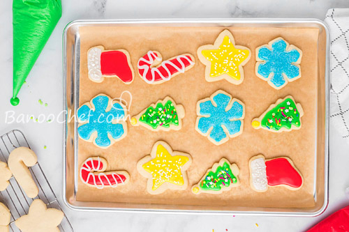 طرز تهیه کوکی شکری پایه رویال آیسینگ