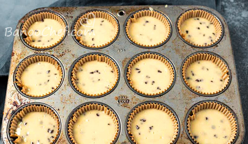 طرز تهیه کاپ کیک آرد نخودچی شکلاتی کاپ کیک آرد نخودچی