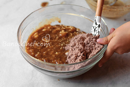 مافین موز شکلاتی