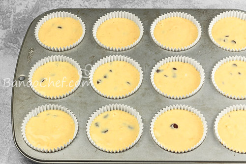 کاپ کیک گردو و شکلات