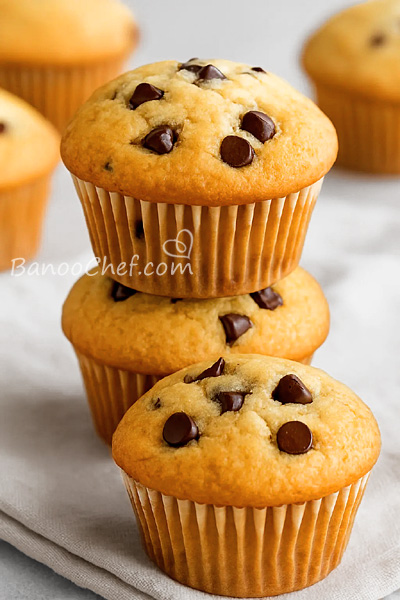 کاپ کیک گردو و شکلات