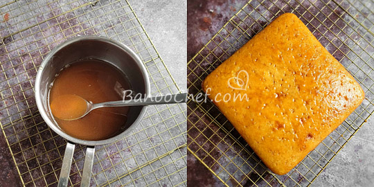 کیک باقلوا شربتی کیک شربتی