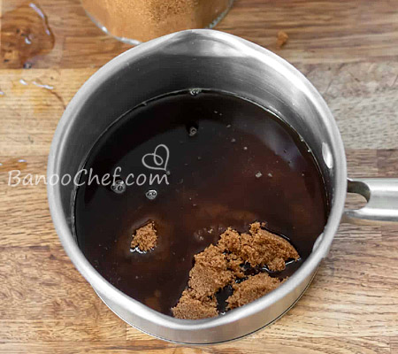 سیروپ شکر قهوه ای