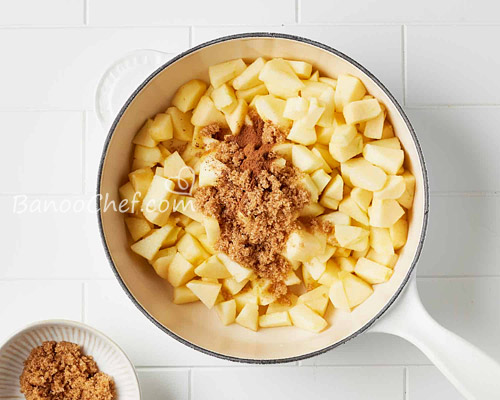 طرز تهیه فیلینگ پای سیب فیلینگ پای سیب