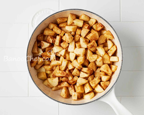 طرز تهیه فیلینگ پای سیب فیلینگ پای سیب