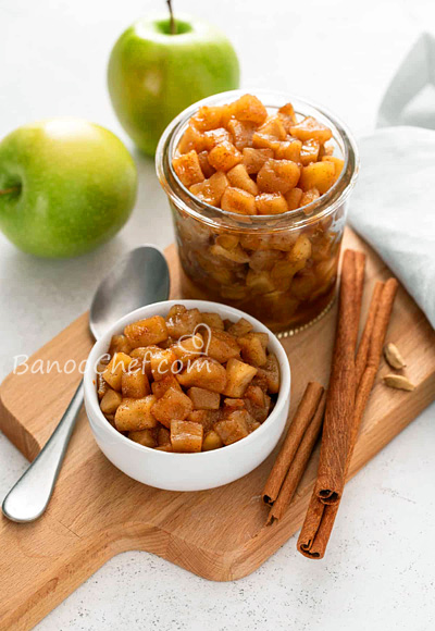 طرز تهیه فیلینگ پای سیب فیلینگ پای سیب