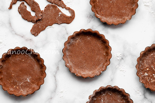 تارت انار شکلاتی