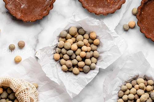 تارت انار شکلاتی