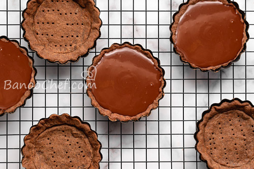 تارت انار شکلاتی