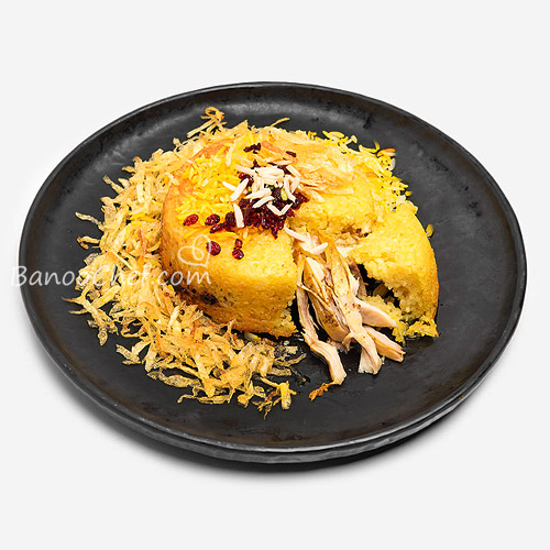  تزیین پلو ته چین